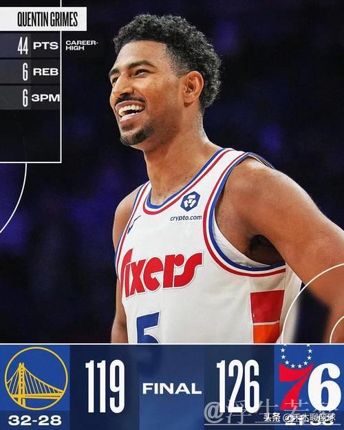 格兰姆斯数据全面！全场9投3中砍下10分9篮板4助攻1抢断1盖帽